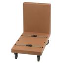 Cambro Coffee Beige Utility Truck, 23 3/4 x 41 5/8 x 36 1/4 inch