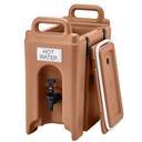 Camtainer Insulated Beverage Dispenser, Coffee Beige, 2 1/2 Gallon.