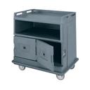 Cambro Flat Top Counter Beverage Service Cart, Granite Gray, 44 1/2 x 30 x 44 inch.