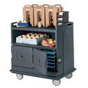 Cambro Granite Gray Molded Top Counter Beverage Service Cart, 44 1/2 x 44 x 30 inch.