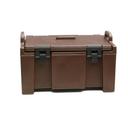 Cambro Dark Brown 100 Series Ultra Camcarrier Insulated Food Server, 26 5/8 x 15 3/4 x 18 inch.