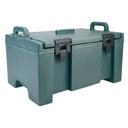 Cambro Granite Green 100 Series Ultra Camcarrier Insulated Food Server, 26 5/8 x 15 3/4 x 18 inch.