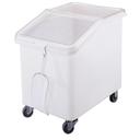White 37 Gallon Ingredient Bin, Plastic -- 1 Per Case