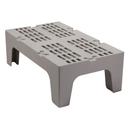 Cambro Slotted Brown Dunnage Rack, Speckled Gray, 36 inch.