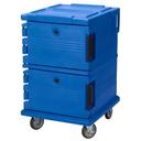 Cambro Navy Blue Base Model Ultra Camcarts for Food Pans, 28 1/2 x 45 1/2 x 32 1/4 inch.