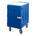 Cambro Single Compartment Camcart with Security Package for Tray and Sheet Pan, Navy Blue, 32 x 21 1/2 x 37 1/2 inch.