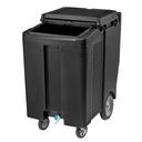 Cambro SlidingLid Ice Caddy, Black, 200 Pound.