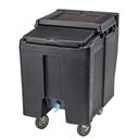 Cambro SlidingLid Tall Ice Caddy, Black, 23 x 31 1/2 x 34 1/2 inch.