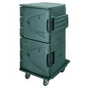 Cambro Camtherm Fahrenheit Thermometer Hot or Cold Tall Profile Electric Food Holding Cabinet, Granite Green, 30 1/2 x 39 x 64 3/4 inch.