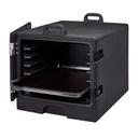 Cambro Black Camcarrier Insulated Front Loading Food Pan Carrier, 29 1/4 x 22 1/2 x 21 1/2 inch.
