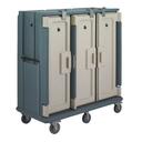 Cambro Meal Delivery Cart, Slate Blue, 60 x 29 1/4 x 63 5/8 inch.