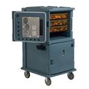 Cambro 110 Voltage Granite Gray 2 Compartment Hot Holding Insulated Ultra Camcart, 28 3/4 x 54 1/8 x 33 3/8 inch.