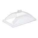 Clear Cambro Camwear Dome Cover with End Cut Only.