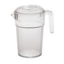 Cambro CamView Clear Pitcher with Lid, 34 Ounce -- 6 per case.