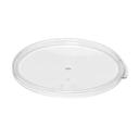 Clear 6/8 Qt Round Plastic Container Cover -- 12 per case
