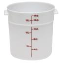White Plastic Storage Container, 18 Quart -- 6 per case