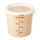 White Plastic Storage Container, 18 Quart -- 6 per case