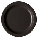 Cambro Camwear Black Narrow Rim Plate, 10 inch Diameter -- 48 per case.