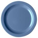 Cambro Camwear Slate Blue Narrow Rim Plate, 10 inch Diameter -- 48 per case.