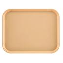 Beige Cambro Camwear Rectangular Tray, 14 x 18 inch -- 12 per case.