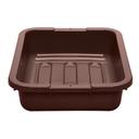 Cambro Poly Cambox Dark Brown 15 x 20 inch Bus Box, 19 15/16 x 15 5/16 x 4 15/16 inch -- 12 per case.