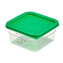 Clear 7 1/4 inch X 7 1/4 inch X 3 7/8 inch Camsquare Food Storage Containers, Cleach.R ,2 Quart -- 6 per case