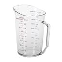 Clear Cambro Measuring Cup, 2 Quart, -- 12 per case