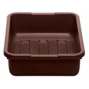 Cambro Poly Cambox Dark Brown 21 x 15 inch Bus Box, 20 1/4 x 15 1/4 x 4 15/16 inch -- 12 per case.