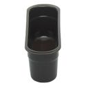 Cambro Poly Cambox Black Cutlery Insert Box, 14 3/16 x 4 7/16 x 4 1/8 inch -- 12 per case.