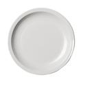 Cambro Camwear White Narrow Rim Plate, 5 1/2 inch Diameter -- 48 per case.