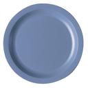 Cambro Camwear Slate Blue Narrow Rim Plate, 7 1/4 inch Diameter -- 48 per case.