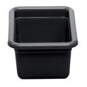 Cambro Poly Cambox Black 9 x 12 inch Cutlery Insert Box, 12 1/16 x 9 1/16 x 5 1/8 inch -- 12 per case.