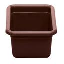 Cambro Poly Cambox Dark Brown 9 x 12 inch Cutlery Insert Box, 12 1/16 x 9 1/16 x 5 1/8 inch -- 12 per case.