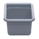 Cambro Light Gray Cambro Poly Cambox Gray Small Utility Box, 9 1/16 x 12 1/16 x 5 1/8 inch -- 12 per case