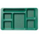 Cambro Polycarbonate Compartment Tray, Sherwood Green, 9 x 15 inch -- 24 per case