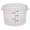 Translucent Round Container, 12 Quart -- 6 per case
