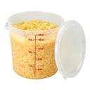 Translucent Plastic Container, 18 Quart -- 6 per case