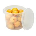Translucent 6/8 Qt Plastic Lid -- 12 per case