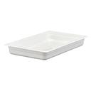 Cambro Camwear Polycarbonate White Full Size Food Pan, 2 1/2 inch -- 6 per case.