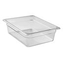 Camwear Half Size Food Pan, Clear, 6.3 Quart -- 6 per case