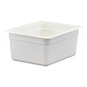Cambro Camwear Polycarbonate White Half Size Food Pan, 6 inch -- 6 per case.