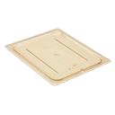 Cambro Amber H Pan High Heat Flat Cover Only, 10 7/16 x 12 3/4 inch -- 6 per case.