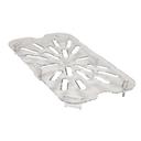 Clear 1/4 Size 6 3/8 X 10 7/16 Drain Shelf -- 6 per case