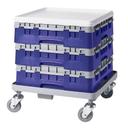 Cambro Camrack Polypropylene Navy Blue Full Size with 1 Extender Base Rack, 19 3/4 x 9 7/8 x 5 5/8 inch -- 5 per case.