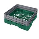 Cambro Camrack Polypropylene Sherwood Green Full Size with 2 Extender Base Rack, 19 3/4 x 19 3/4 x 7 1/4 inch -- 4 per case.