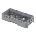 Cambro Camrack Soft Gray Half Size Flatware Rack, 2 5/8 inch Inside Rack Height -- 6 per case.