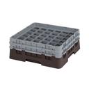 Cambro Camrack Polypropylene Brown Full Size 36 Compartment Glass Rack, 5 1/4 inch -- 4 per case.