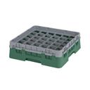 Cambro Camrack Polypropylene Sherwood Green Full Size 36 Compartment Glass Rack, 3 5/8 inch -- 5 per case.