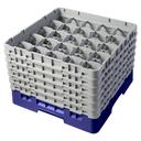 Cambro Camrack Polypropylene Navy Blue Full Size 25 Compartment Glass Rack, 11 3/4 inch -- 2 per case.