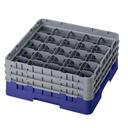 Cambro Camrack Polypropylene Navy Blue Full Size 25 Compartment Glass Rack, 6 7/8 inch -- 3 per case.
